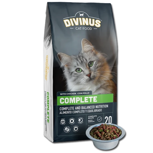 Divinus Cat Complete dla kotów dorosłych 20kg