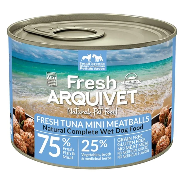 Arquivet Fresh MINI klopsiki z tuńczykiem, dynią i szpinakiem 200g