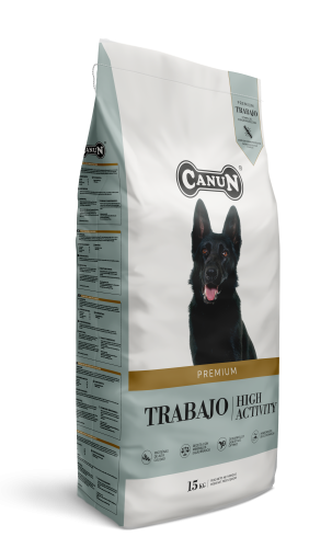 Canun Trabajo - karma premium dla psów energicznych i myśliwskich z kurczakiem i ryżem 15kg