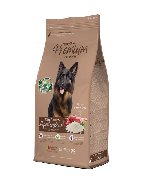 happyOne Adult Dog - Hypoallergenic z jagnięciną 12kg