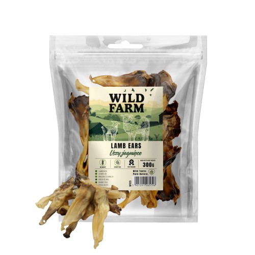 Wild Farm Uszy Jagnięce 300g Przysmak Dla Psa