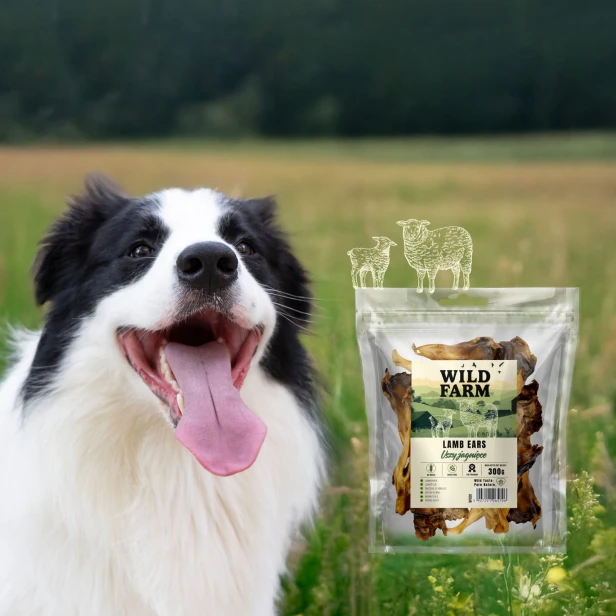 Wild Farm Uszy Jagnięce 300g Przysmak Dla Psa