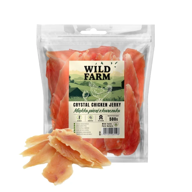 WILD FARM Miękka Pierś Z Kurczaka Przysmak Dla Psa 500G