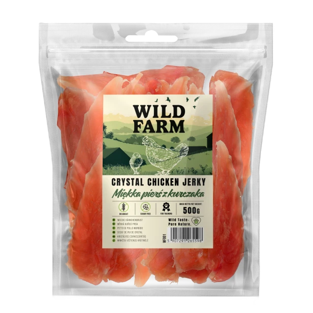 WILD FARM Miękka Pierś Z Kurczaka Przysmak Dla Psa 500G