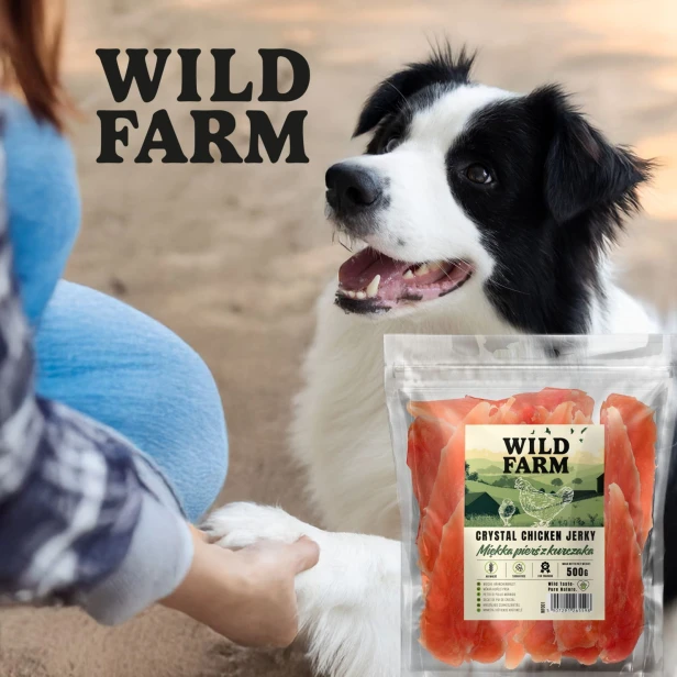 WILD FARM Miękka Pierś Z Kurczaka Przysmak Dla Psa 500G
