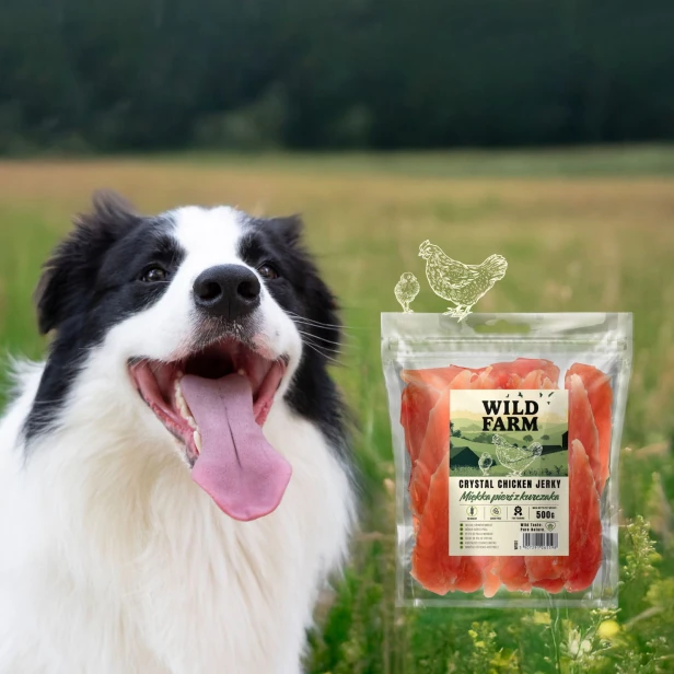 WILD FARM Miękka Pierś Z Kurczaka Przysmak Dla Psa 500G