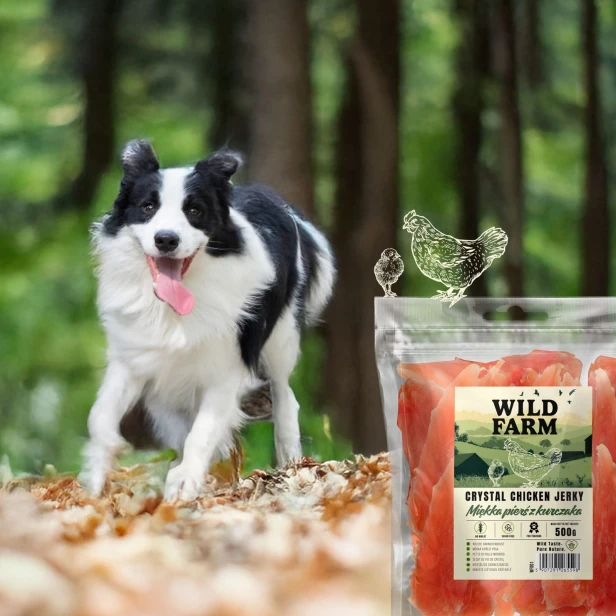 WILD FARM Miękka Pierś Z Kurczaka Przysmak Dla Psa 500G