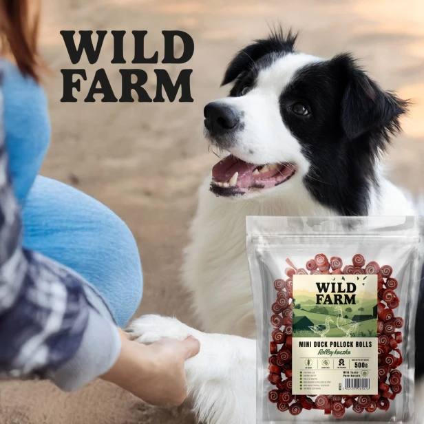WILD FARM Rollsy Z Kaczki Przysmak Dla Psa 500G