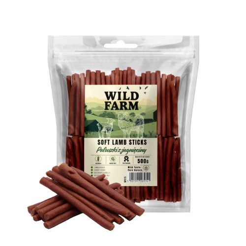 WILD FARM Paluszki Z Jagnięciny Przysmak Dla Psa 500G