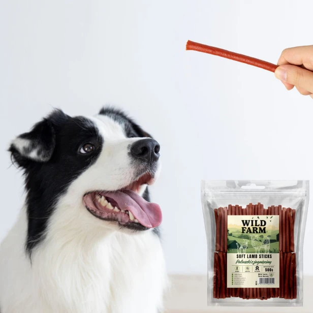 WILD FARM Paluszki Z Jagnięciny Przysmak Dla Psa 500G