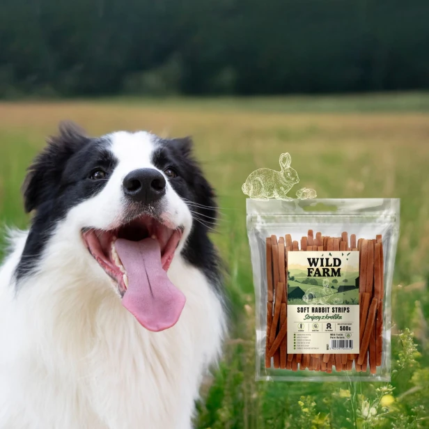 WILD FARM Stripsy Z Królika Przysmak Dla Psa 500G