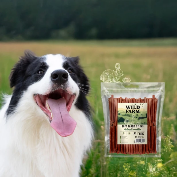WILD FARM Paluszki Z Królika Przysmak Dla Psa 500G