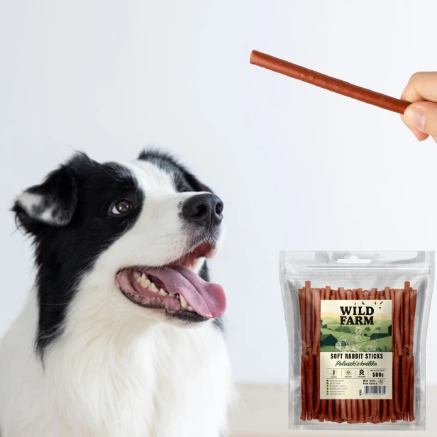 WILD FARM Paluszki Z Królika Przysmak Dla Psa 500G