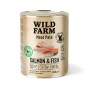 Wild Farm Pate Karma Mokra Dla Psa Z Łososiem I Rybą Bezglutenowa 800g