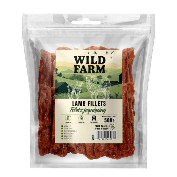 WILD FARM Filet Z Jagnięciny Przysmak Dla Psa 500G