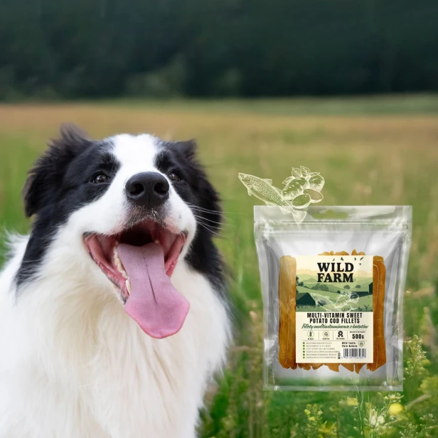 WILD FARM Filety Multiwitaminowe Z Batatów Przysmak Dla Psa 500G