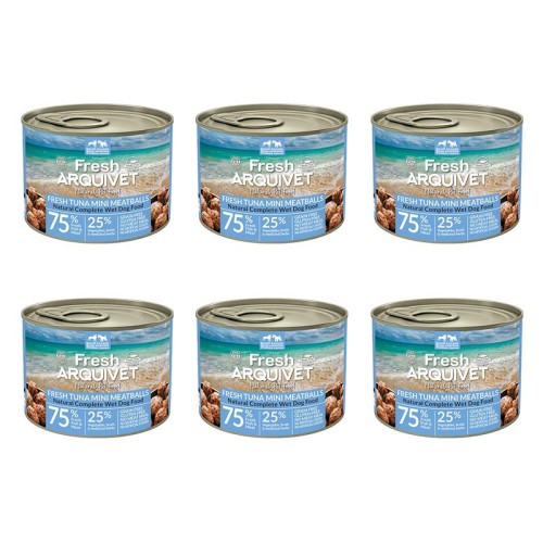 [Zestaw] Arquivet Fresh MINI klopsiki z tuńczykiem, dynią i szpinakiem 6x200g
