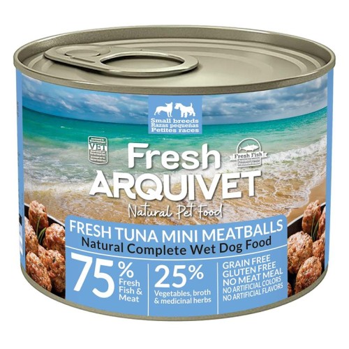 [Zestaw] Arquivet Fresh MINI klopsiki z tuńczykiem, dynią i szpinakiem 6x200g