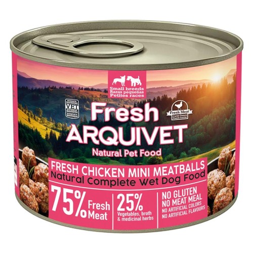 Arquivet Fresh MINI klopsiki z kurczaka w sosie 200 g
