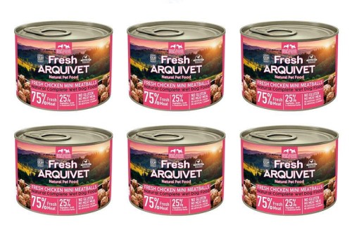 Arquivet Fresh MINI klopsiki z kurczaka w sosie 6x200g