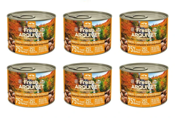 Arquivet Fresh klopsiki z indyka w sosie 6x200g