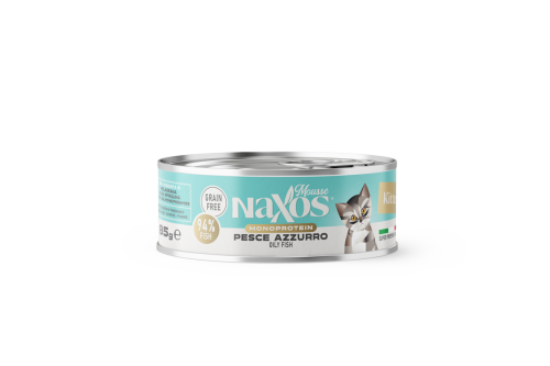 NAXOS CAT KITTEN MONO - ryby oleiste - puszka dla kociąt 85g