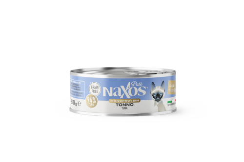 NAXOS CAT STERILIZED MONO - tuńczyk - puszka dla kotów sterylizowanych 85g